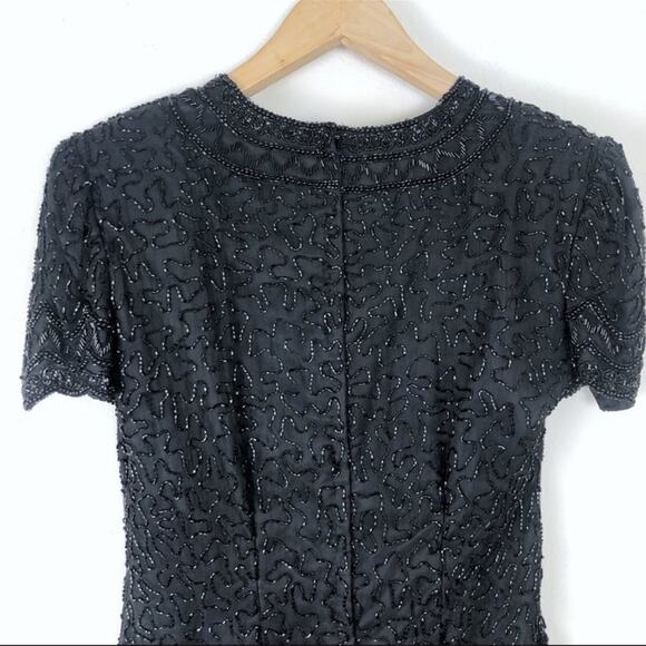 Stenay Vintage Silk Beaded Top Size Small - Picture 6 of 6